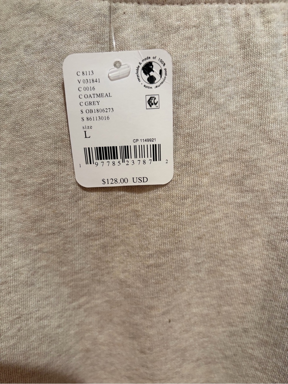 Free People Gaia sweatshirt. NWT Size L - Picture 6 of 9